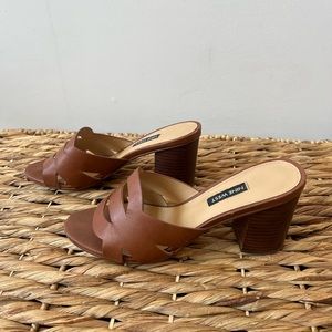 Tan Nine West Sandal Heel